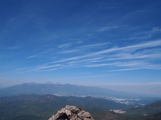 瑞牆山から見た八ヶ岳