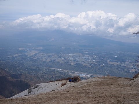 山頂からの景色